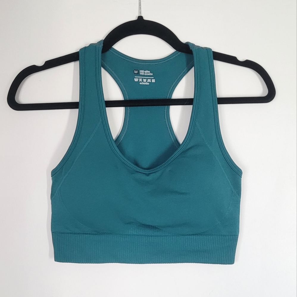 Teal Racerback Sports Bra